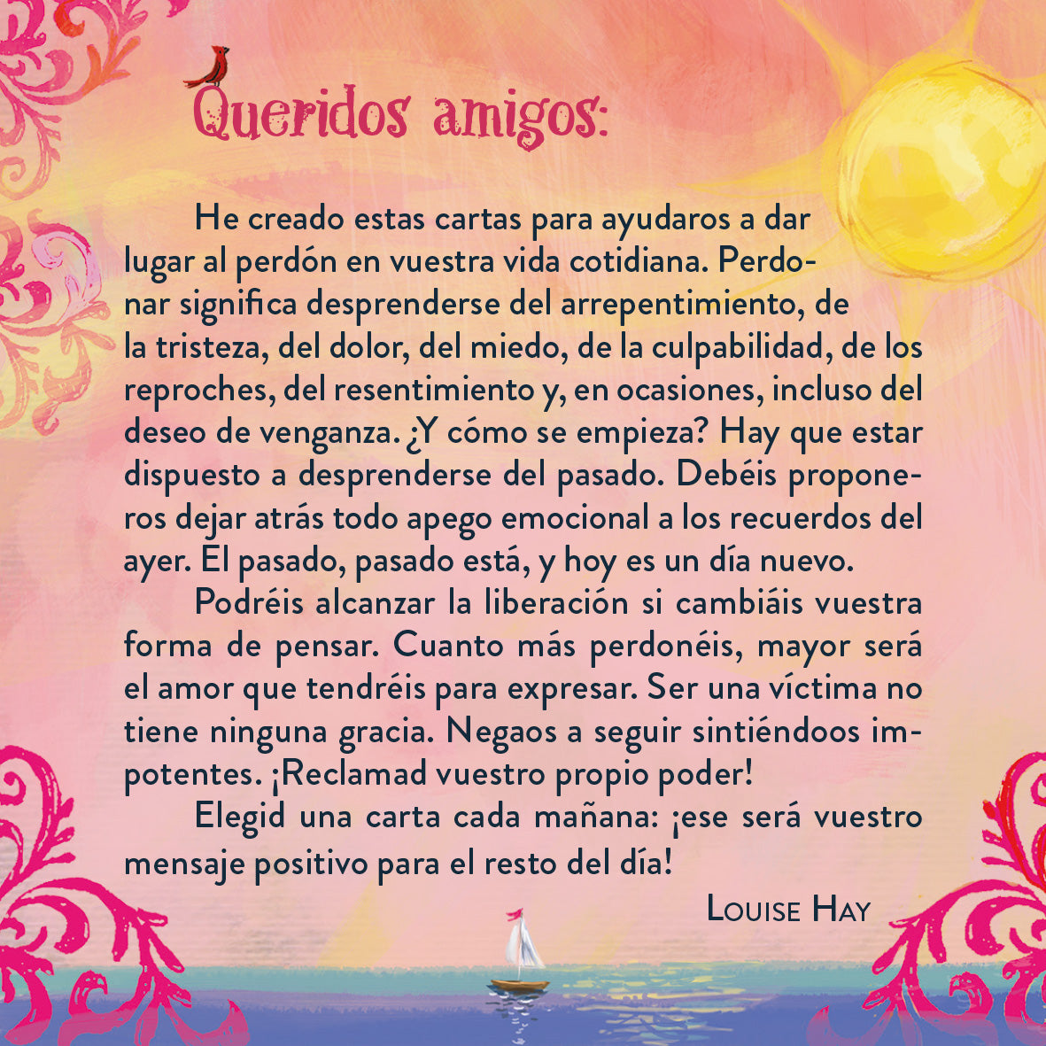 ORÁCULO AFIRMACIONES PARA EL PERDÓN (LOUISE HAY)