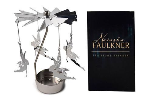 PORTAVELAS GIRATORIO CARRUSEL HADAS (Metal)