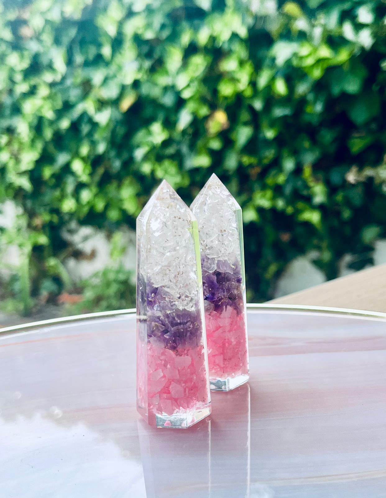 PUNTA GENERADOR ORGONITA 3 CUARZOS (1 ud)