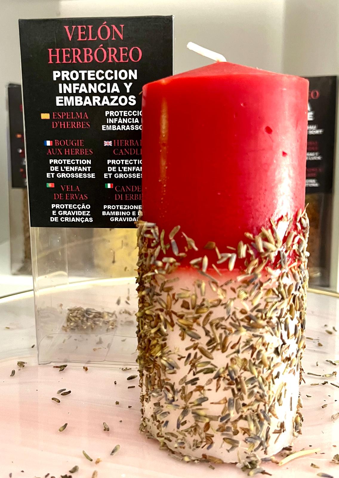 VELÓN HERBOREO PROTECCIÓN INFANCIA Y EMBARAZOS