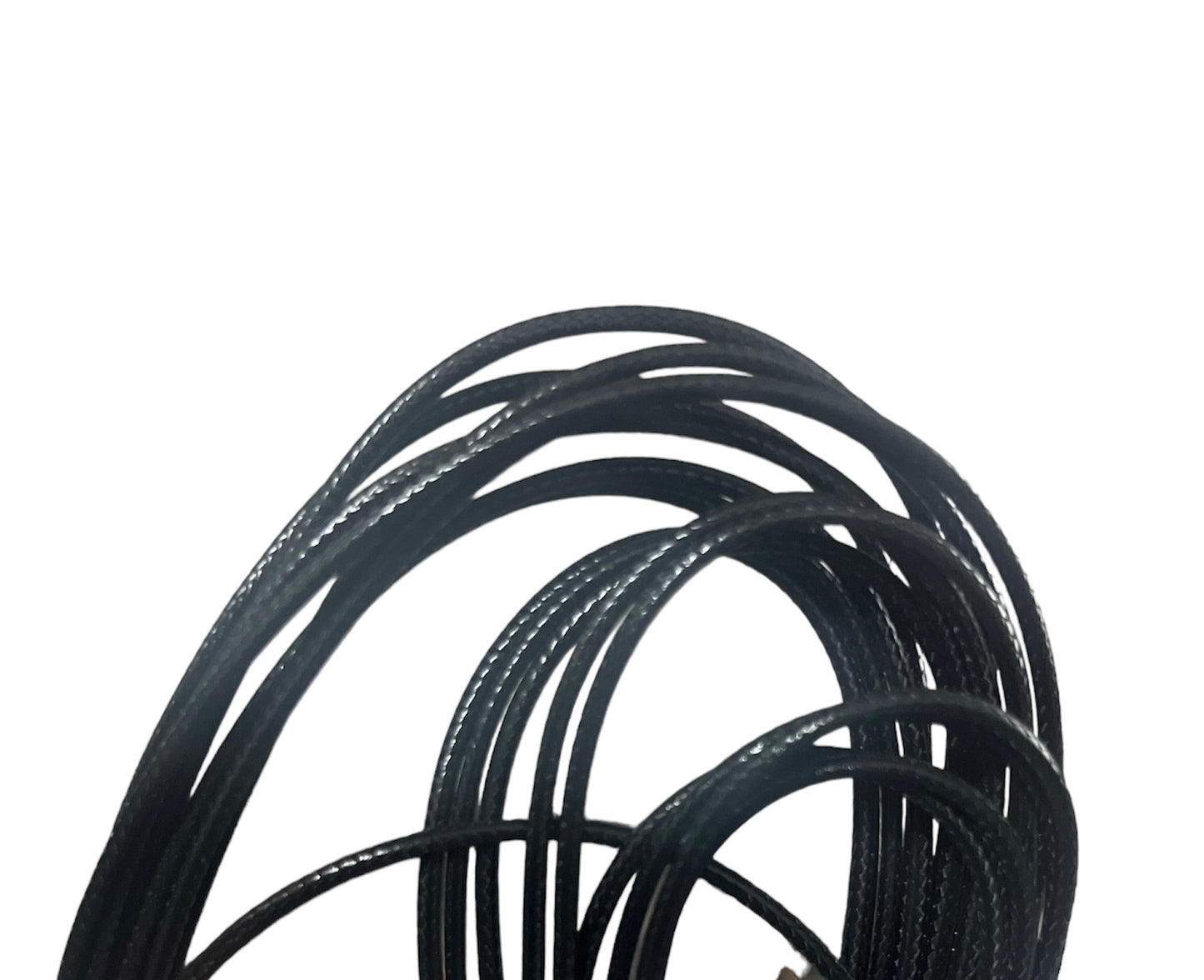 Cordón Negro encerado 2 mm x 45 cm