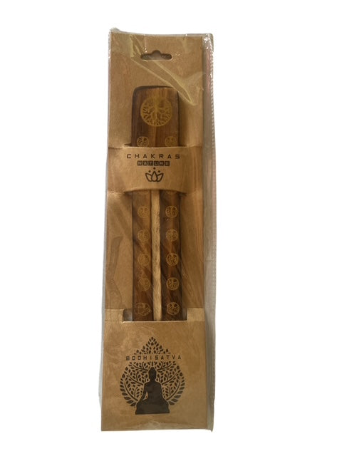 INCENSARIO MADERA NATURE (ÁRBOL DE LA VIDA DORADO)