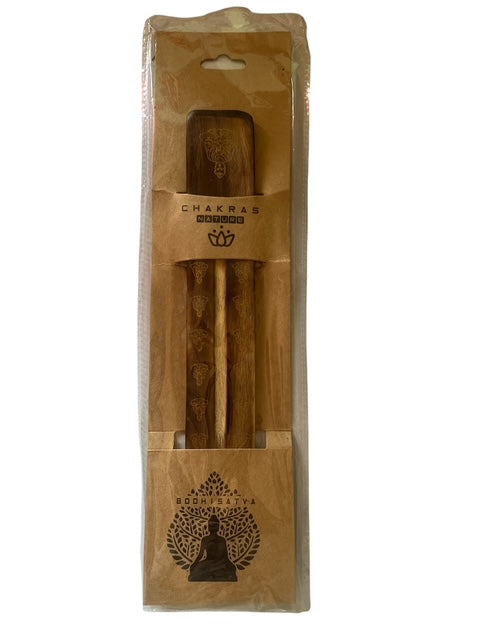 INCENSARIO MADERA NATURE (BUDA DORADO)