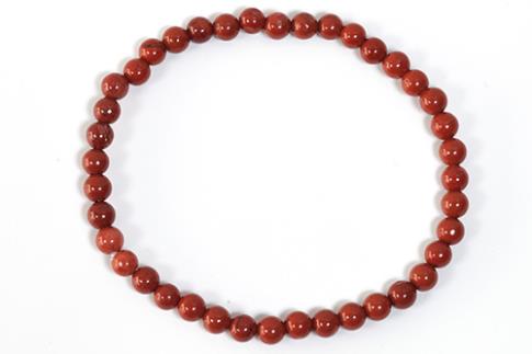 PULSERA JASPE ROJO 4 mm