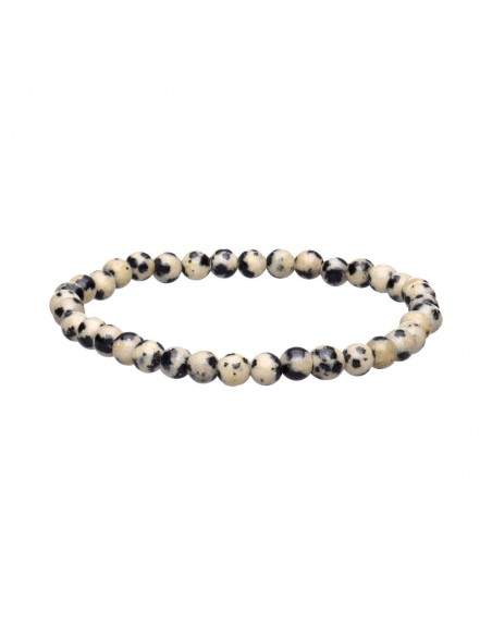 PULSERA INFANTIL JASPE DALMANITA 4mm