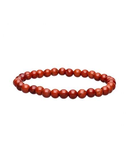 PULSERA INFANTIL JASPE ROJO 4mm