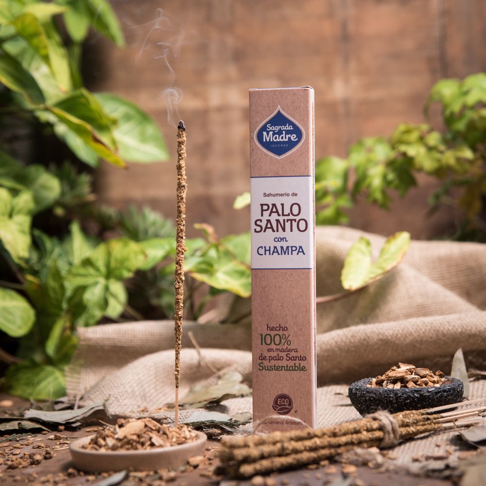 INCIENSO PALO SANTO CON CHAMPA 8 UND