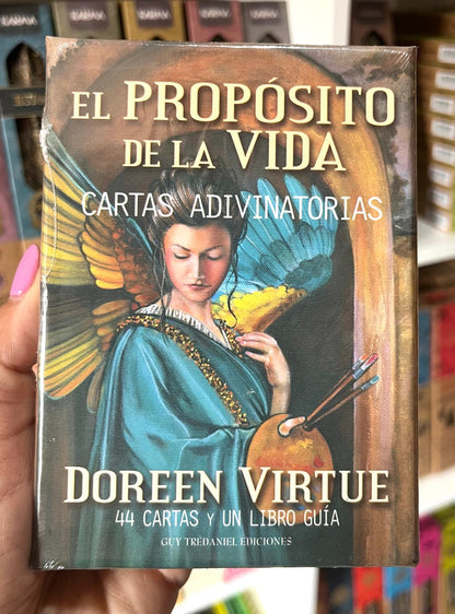 CARTAS ADIVINATORIAS EL PROPÓSITO DE LA VIDA (GUÍA + 44 CARTAS)