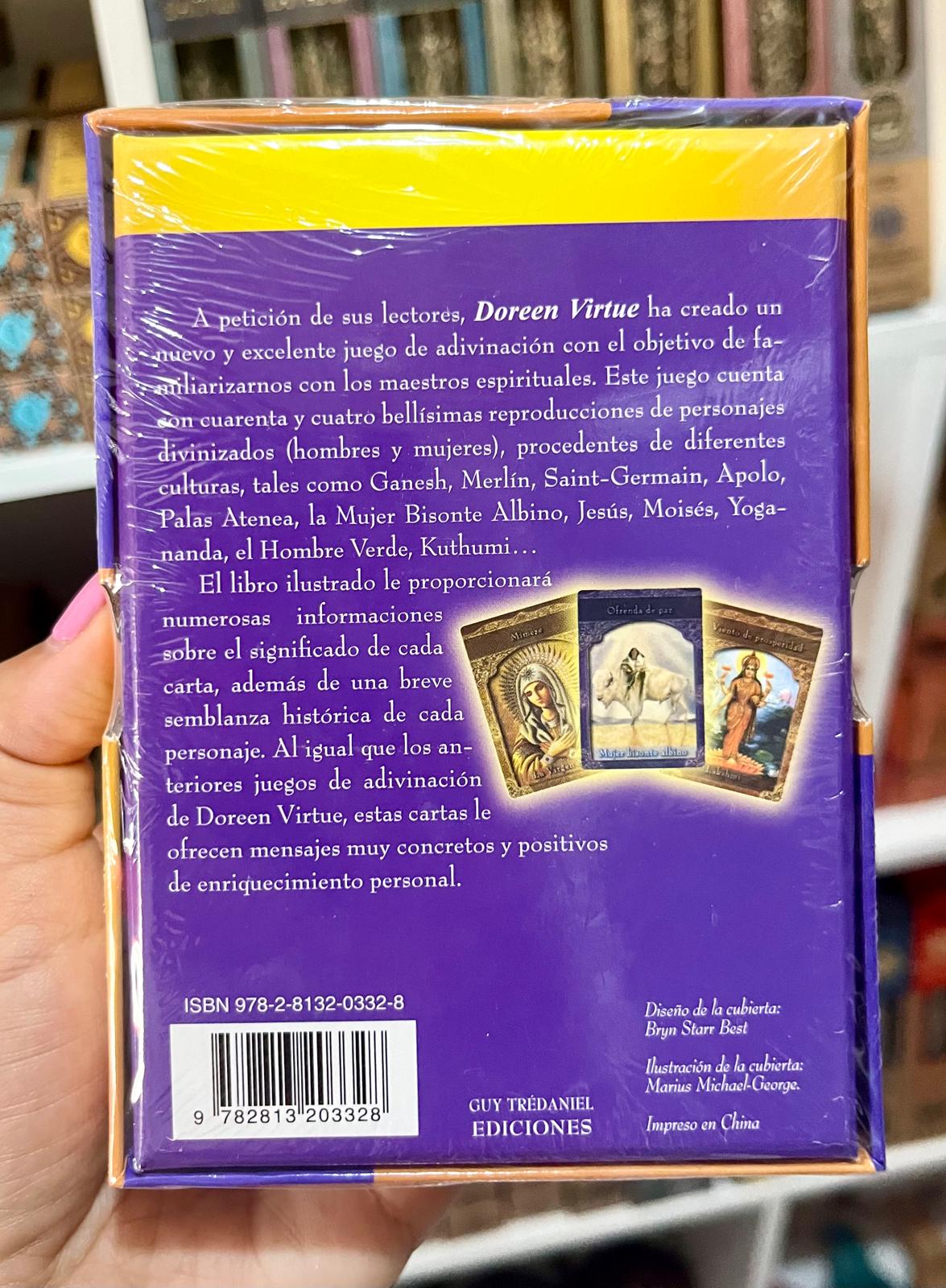 CARTAS ADIVINATORIAS DE LOS MAESTROS ASCENDIDOS (LIBRO GUÍA + 44 CARTAS)