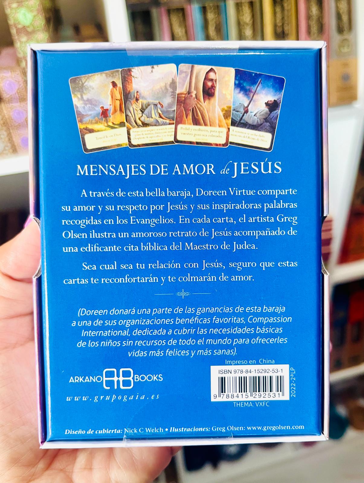 MENSAJES DE AMOR DE JESÚS (LIBRO + 44 CARTAS)