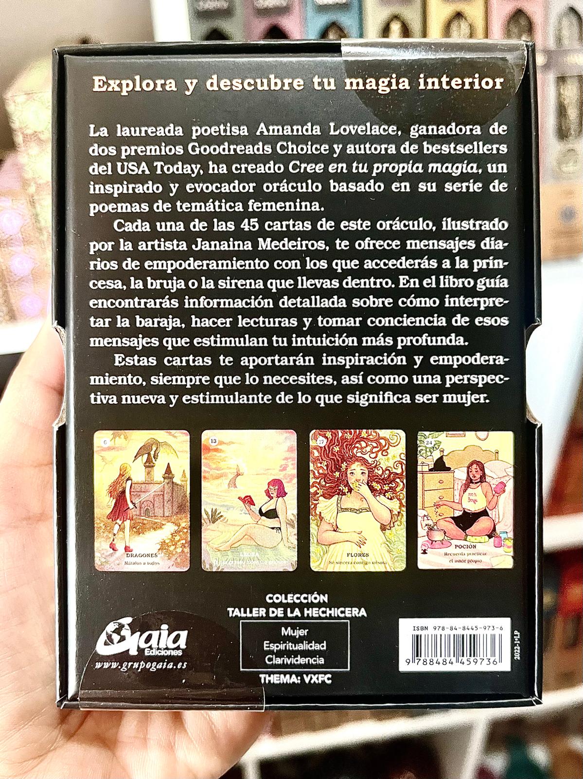 CREE EN TU PROPIA MAGIA: ORÁCULO DEL PODER (LIBRO + 45 CARTAS)