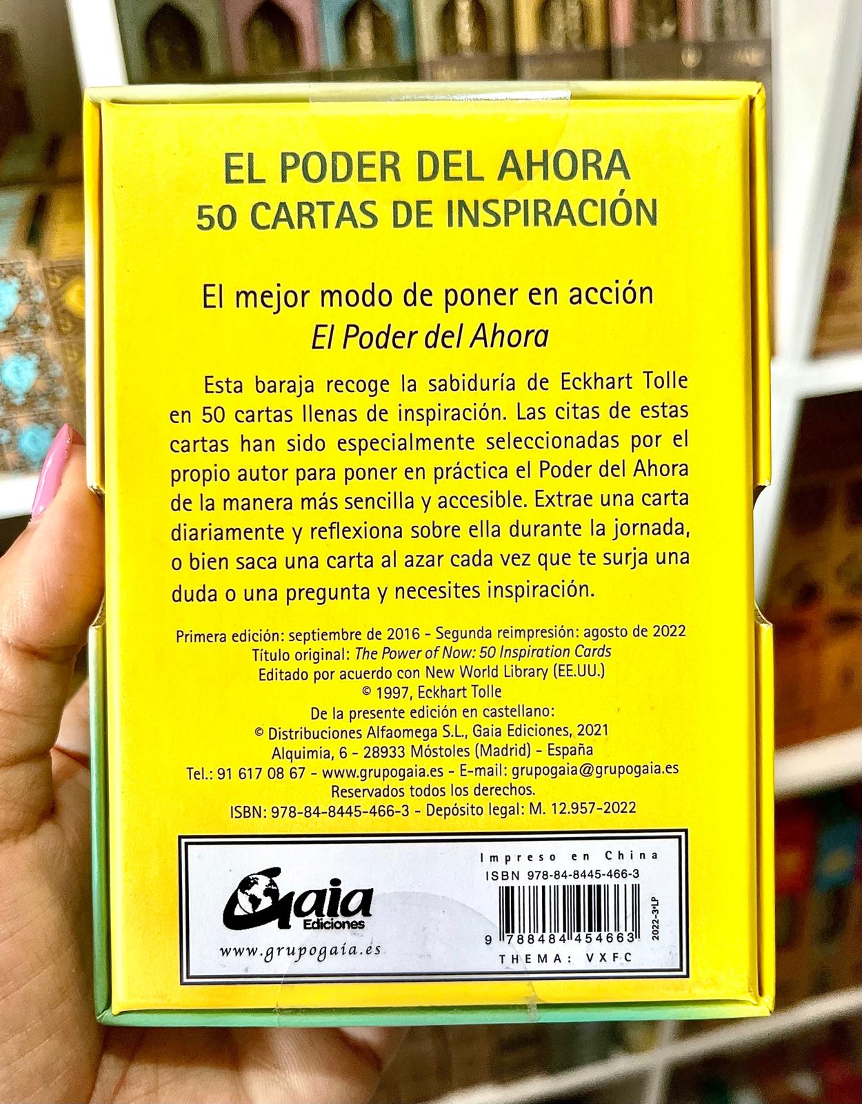 EL PODER DEL AHORA: 50 CARTAS DE INSPIRACIÓN