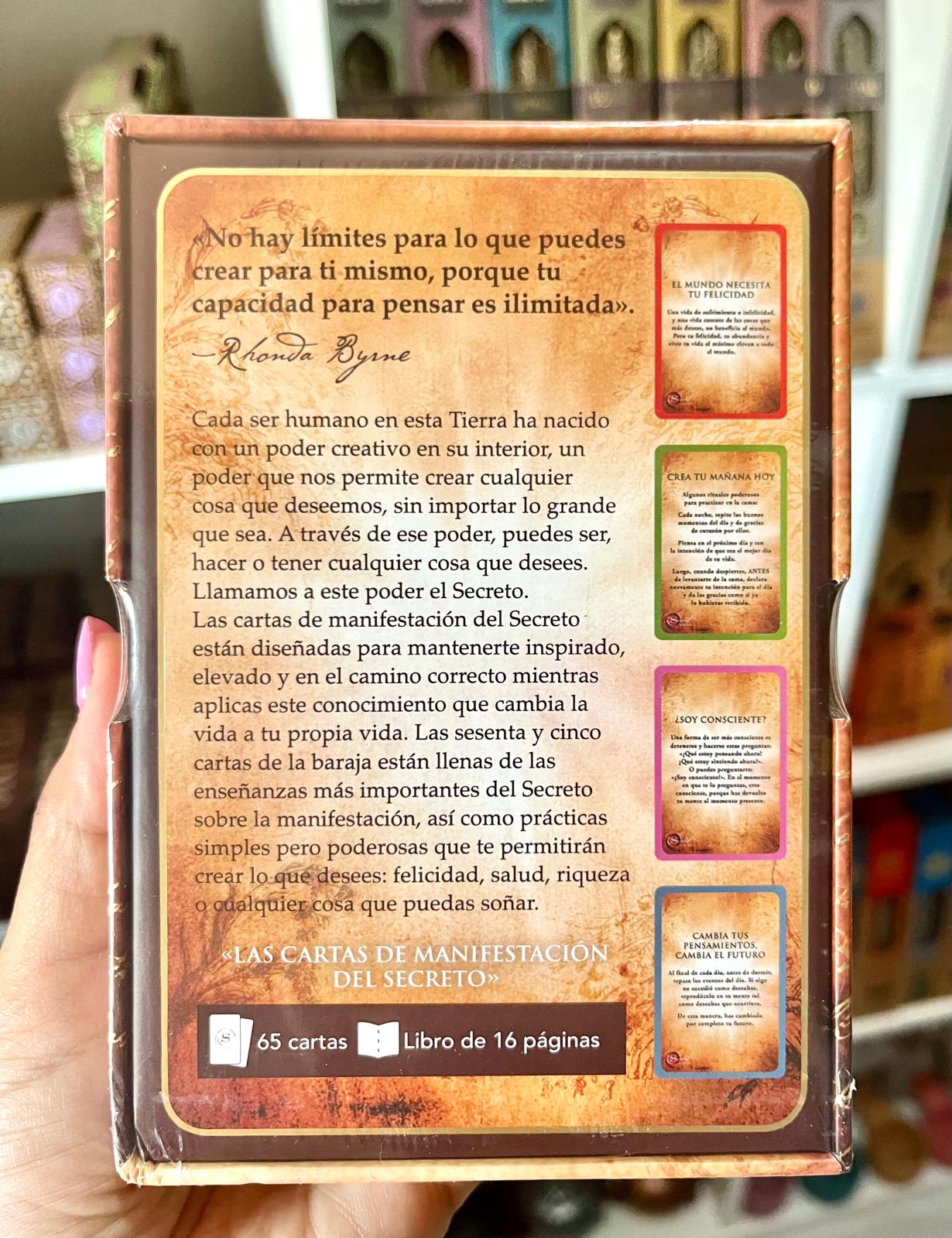 EL SECRETO: CARTAS DE MANIFESTACIÓN (LIBRO + 65 CARTAS)