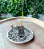 INCENSARIO METAL ELEFANTE DECORADO