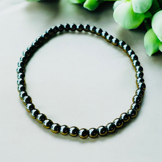 PULSERA HEMATITE 4mm