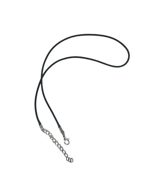 Cordón Negro encerado 2 mm x 45 cm