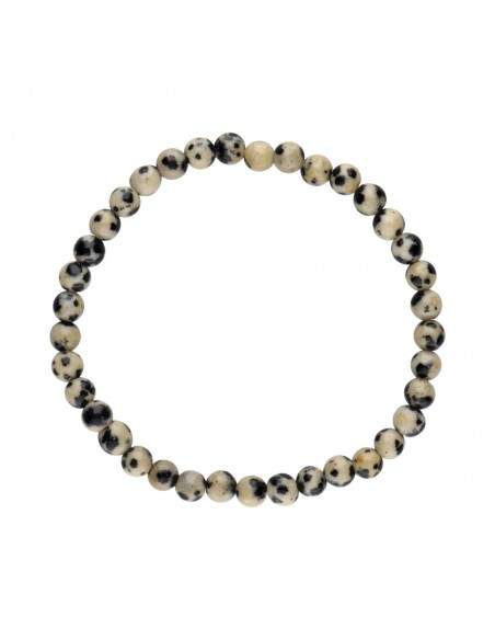 PULSERA INFANTIL JASPE DALMANITA 4mm